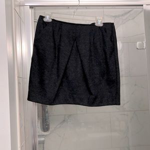 CAbi grey mini skirt